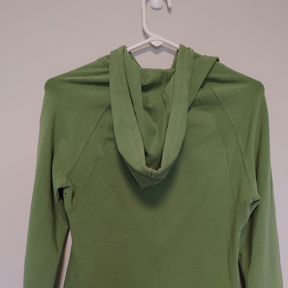 Gap Body Green Half Zip Cotton Hoodie (Size S) - Picture 3 of 11